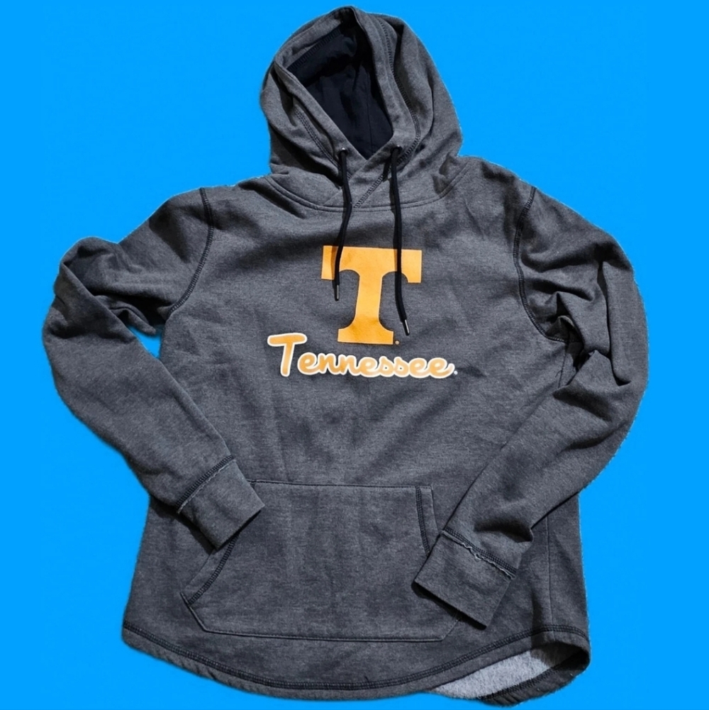 Tennessee Titan Hoodie Y2k Nwot Mens M Gray College Sweatshirt Football Athletic